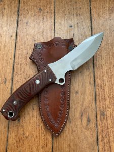 J. ZEMITIS Australian Made Hunting/Utility Bladed Fixed Blade Knife.