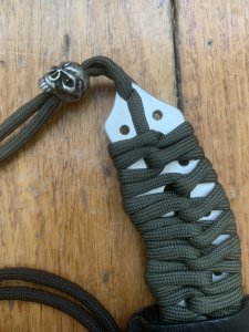 CRKT COVERT TRIUMPH TACTICAL MILITARY TANTO SILVER BLADE NECK/BOOT KNIFE