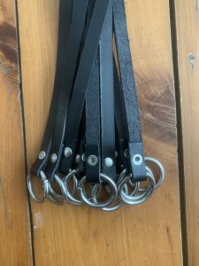 Game Carrier: Black Leather Game Carrier For 12 Birds