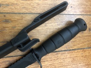 GLOCK Saw Back Field Knife with Polymer Scabbard