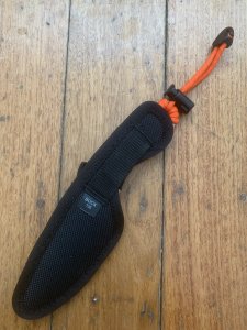 Buck Knife: 135 Paklite Caping & Skinning Knife with Orange Handle