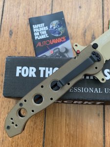 CRKT TAN SPECIAL FORCES FOLDING LOCK KNIFE