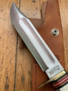 Marbles USA MA-ID7S Bowie with Stag Handle and Original Sheath