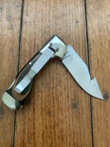 Frost Cutlery Japanese Made Gut Hook Lock Back Folding Knife