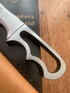 Puma Knife: Puma Very Rare 2002 'FERRANTROPH' Skeleton Knife in Leather Sheath