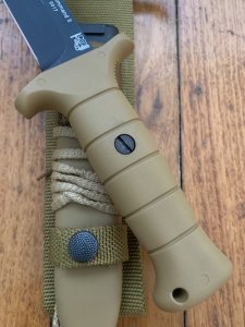 Eickhorn Solingen Desert Command II Military Knife With Tactical Sheath