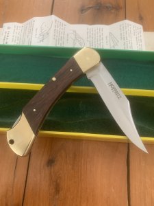 Puma Rare Model 965 Hoffritz Deer Hunter 1987 Folding Lock Knife In Original Box Serial # 43782