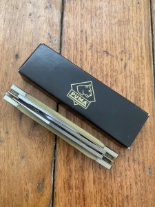 Puma Knife: Puma Original 3 Blade Stockman Knife with Cream Corelon/Delrin Handle