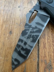 Boker Plus Automat Kalashnikov 11 Tiger Stripe Tanto Folding Knife