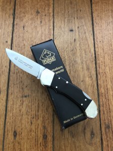 Puma Knife: Puma Custom Ebony Handled Lock Back Folding Knife