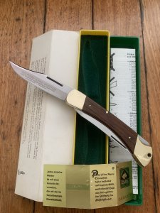 Puma Rare Model 972 Game Warden 1974 Twin Blade Folding Lock Knife with Box #45471