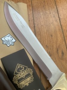 Puma Knife: Puma IP LongHorn Boar & Deer Hunter with Stag Antler Handle