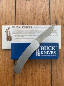 Buck Knife: 1994 Buck Model 525 Rainbow Trout Small Folding LockBack Knife