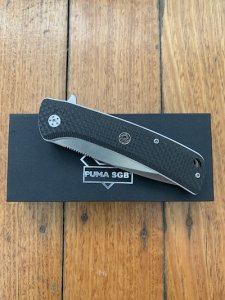 Puma Knife: Puma SGB MACH 1 Folding Liner Lock Knife With Carbon Fibre Handle