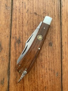 Puma 1976 Model 666 Gelder Twin Blade Folding Knife with Tools &  Jacaranda Handle #14671