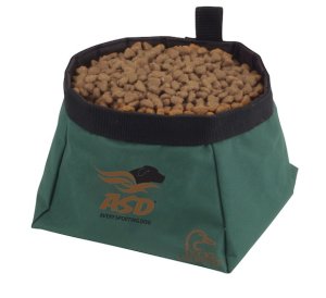 Avery EZ-Stor Collapsible Dog Bowl or Water Bowl in Dark Khaki