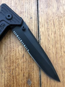 Dark Operations StratoFighter Stiletto Rescue/Tactical Folding Lock Knife