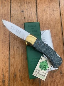 Puma Knife: Set of 4 Special Edition 90's 4 Star Folding Lock Blade Knives wth Custom Corelon Handles