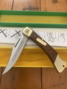 Puma Rare model 970 Game Warden 1971 Folding Lock Knife in Original box #63171