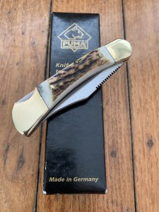 Puma Knife: Puma Earl Folding Knife with Stag Antler Handle 2015/DBW