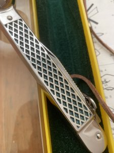 Puma Knife: Puma Vintage 1989 Fishermans Knife in Original Box with Sharpening Paperwork