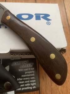 Condor Tool & Knife Company El Salvador NESSMUK Knife with Leather Sheath