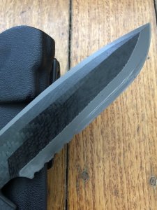 FOX KNIVES:  Fox FX-SCT01B Stealth Carbon Titanium Knife with Kydex Sheath