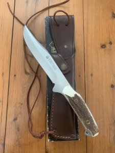 Puma Knife: Puma 2002 Bowie II Special Edition Handmade Knife with Stag Antler Handle