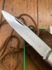 Puma Knife: Puma 941 Jagdtaschenmesser 1973 Hunting Pocket Knife with Stag Antler Handle #41371