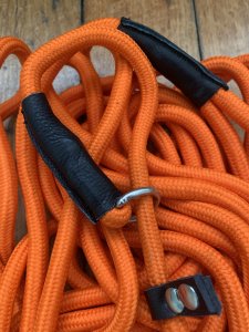 Long Dog Lead: Professional 10 metre Dog Training Blaze Long Slip Lead and 150cm Blaze Slip Lead Combo