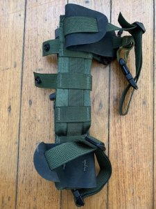 Ontario ASEK Survival Knife System 5" Blade, Strap Cutter, Sheath & Tactical Thigh/Belt Sheath