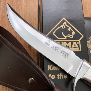 Puma Knife: Puma Current Model Skinner with Stag Handle