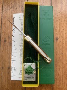 Puma Model 960 CUB 1989 Folding Lock Knife in original box Serial Number 23981
