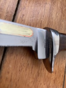 Puma Knife: Puma 6394 Rare Original 1977 Hunters Companion with Jacaranda Handle
