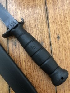 GLOCK Saw Back Field Knife with Polymer Scabbard