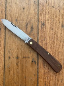 Puma Knife: Puma 644 Original Folding Pocket Knife with Jacaranda Handle Circa 1982 Model