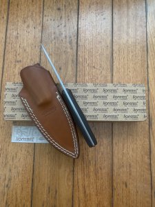 LionSTEEL Italy. Model B40 GBK Handle with Leather Sheath