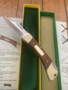 Puma Rare Model 965 Deer Hunter 1978 Folding Lock Knife Serial # 12871 in original box