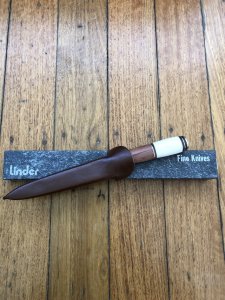 Linder Gaucho 4 Knife with Rosewood and Bone Handle