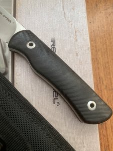 Real Steel Knives BushCraft Plus Set Knife with Nylon Sheath With Front Pouch
