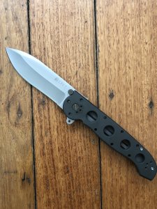 CRKT M21 METAL FRAME MILITARY SPEAR POINT FOLDING LOCK KNIFE