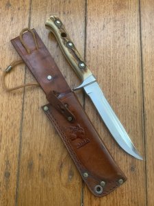 Puma Knife: Puma 6382 Original 1974 Trail Guide in original sheath
