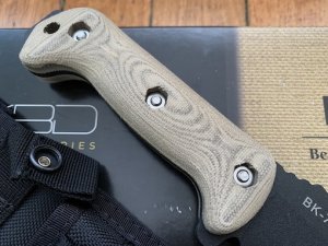 Ka-Bar Knife: Kabar-Becker KA-BK7 Becker Combat Bowie with Standard and Custom Grips