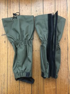 Tough Water Repellent Green Gaiters