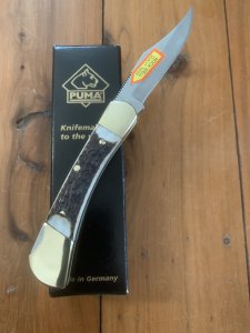 Puma Knife: 2008 Puma Earl Folding Knife with Stag Antler Handle