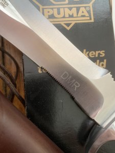 Puma Knife: Puma DMR 2007 Original White Hunter in original sheath & Box