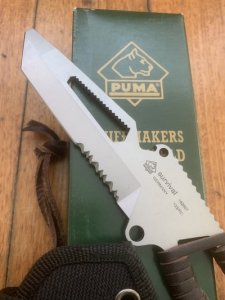 Puma Knife: Puma Very Rare 2003 Survival Knife in Cordura Sheath