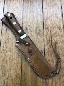 Puma Knife: Puma Original 1969 Model 6399 Light Jacaranda  White Hunter in original sheath