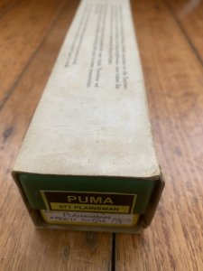 Puma Rare Model 971 Plainsman 1969 Saw and Blade Folding Knife with original box & Paperwork #96011
