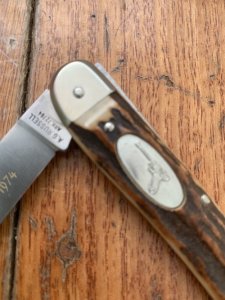 Puma A G RUSSELL 1974 Luger Pistol Commemorative Club Knife No:03158